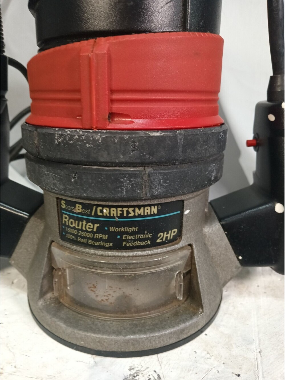 Sears Craftsman 2HP Corded Router Variable Speed Tool - Picture 2 of 12